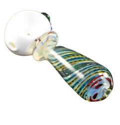 frog artwork glass pipe